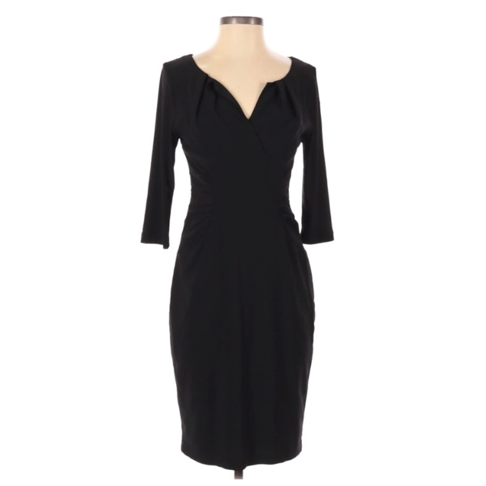Adrianna Papell Black Sheath Dress